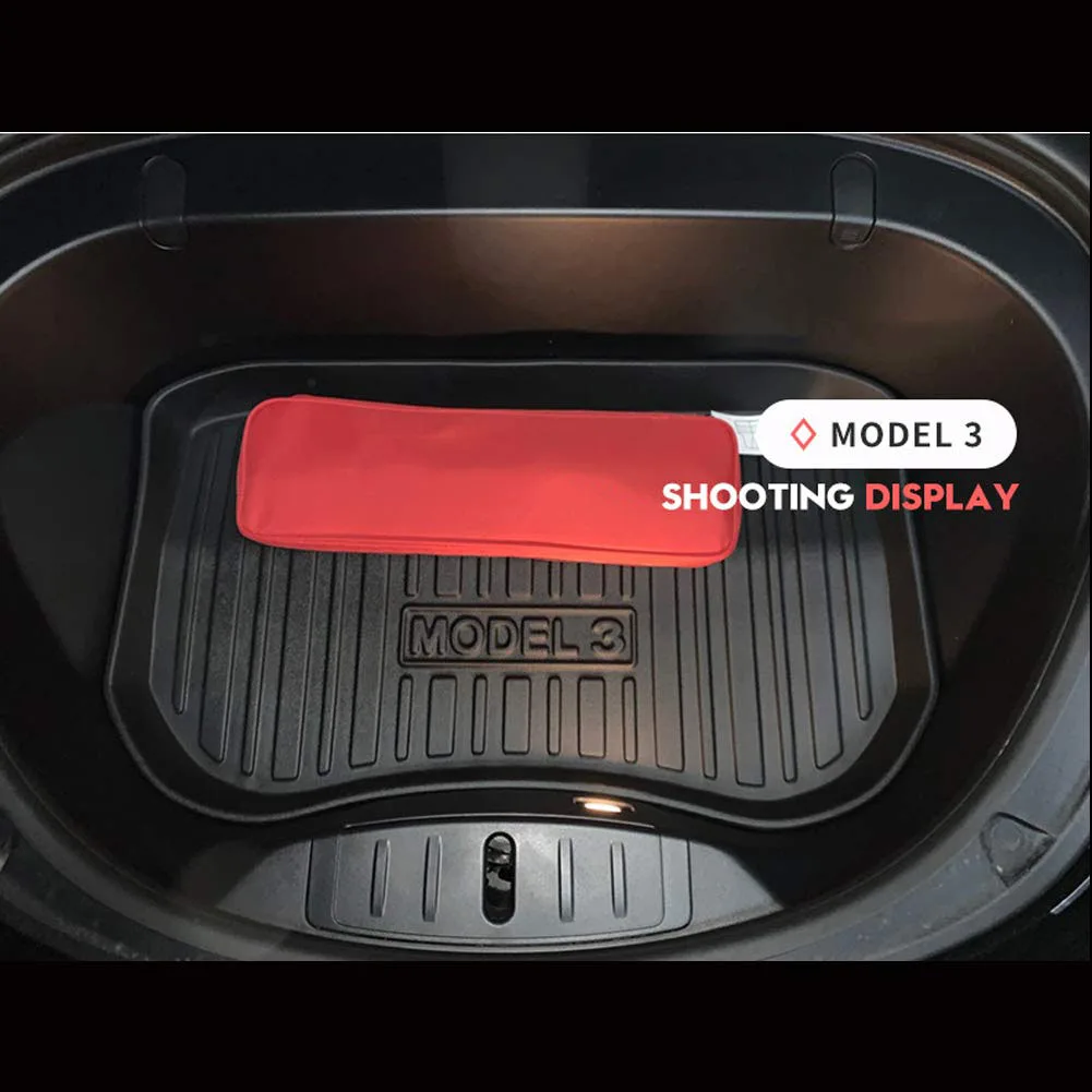 Передний коврик для хранения груза поднос багажника пола совместимый с Tesla Model 3