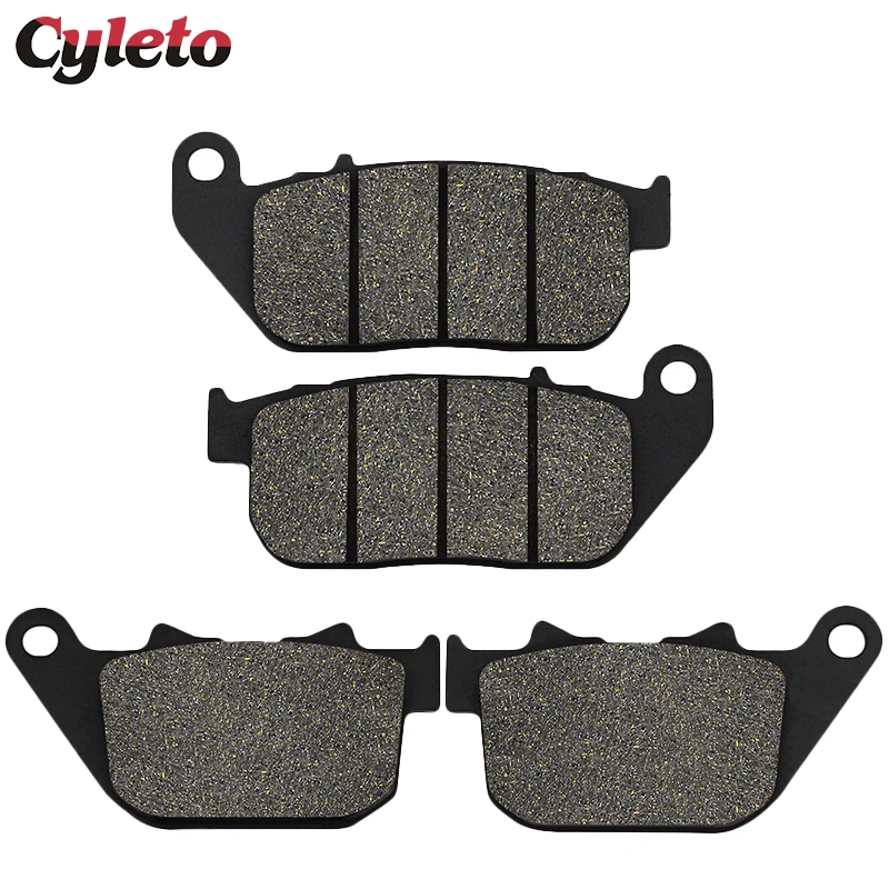 Motorcycle Front Rear Brake Pads For Harley XL50 XL883 Iron XL 883 Sportster XL1200 XL 1200 XL1200V XL1200X Forty Eight motorcycle brake pads