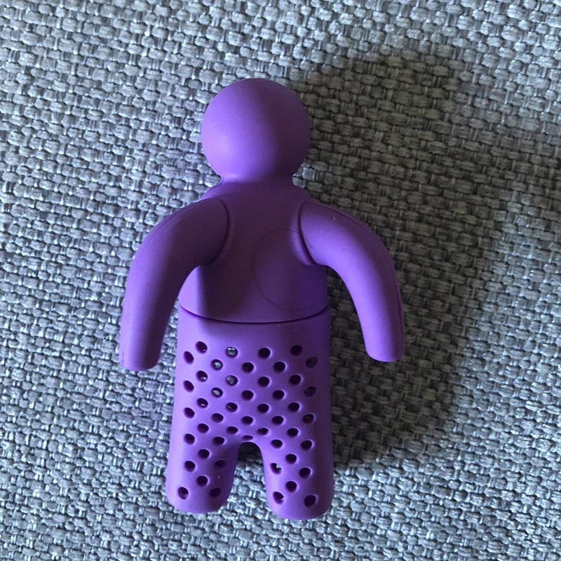 

Dropshipping Silicone Rubber Man Shape Tea Infuser Strainer Basket Drop Shipping