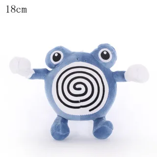 Такара Tomy Пикачу Бульбазавр Squirtle Charmander чучела покемон хобби кукла аниме периферийные детские подарки плюшевые игрушки - Цвет: Poliwrath 18cm