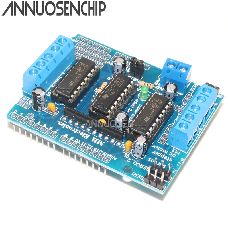 Плата расширения привода шагового двигателя L293D для 4 канального Arduino