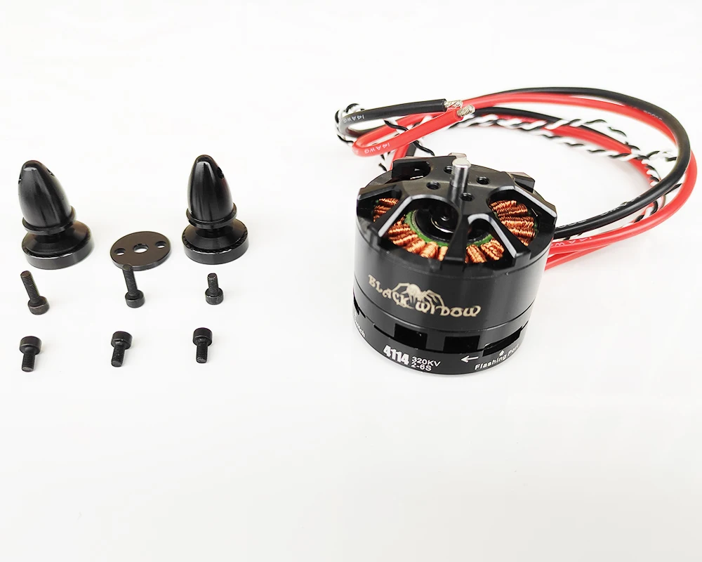 ZTW Black Widow 4114 390KV Motor with Built-In 40A ESC CW CCW for RC FPV Drone Quadcopter Multirotor and Other DIY Project