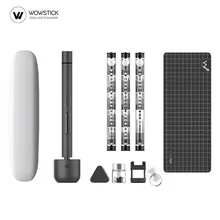 Wowstick 1f pro mini chave de fenda elétrica sem fio recarregável kit driver de parafuso de energia com luz led bateria de lítio operado