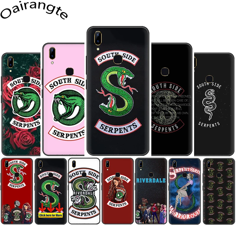 

Riverdale South Side Serpents Silicone phone case for VIVO Y53 Y55 Y81 V5 V7 V9 V11 V15 Pro Y17 Y69 Y71 Y91 Y93 Y66 X9
