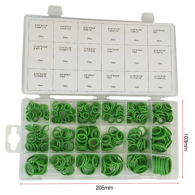 

Currently Available 270PC Air Conditioner with Green O-ring/Sealing Element/Washer
