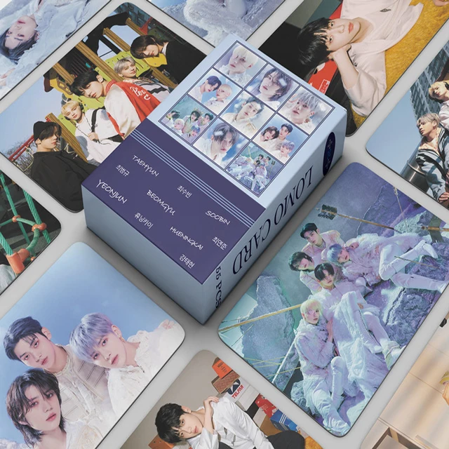 55PCS / Kpop Stray kids NO EASY Lomo Cards ATEEZ TXT TWICE NCT Bangtang Boys TXT ENHYPEN ITZY MAMAMOO Card album idol fan card TXT-2