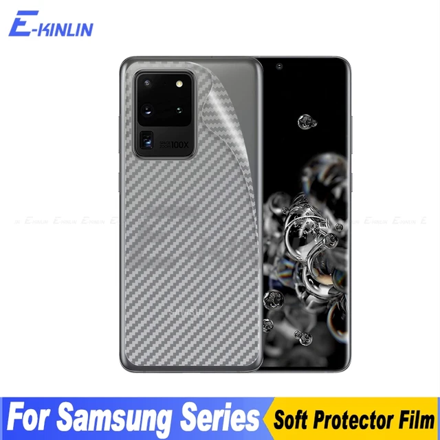 Samsung Galaxy S20 FE Screen Protector Film + Carbon Fiber Skin