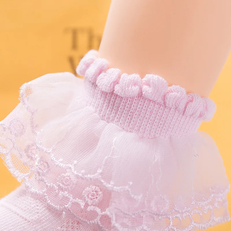 

Children 5 Summer 6 Lace 7 Girls Lace Socks 8 GIRL'S 9 White 3 Thin Pure Cotton 10-Year-Old 11 Spring And Autumn a Class 12