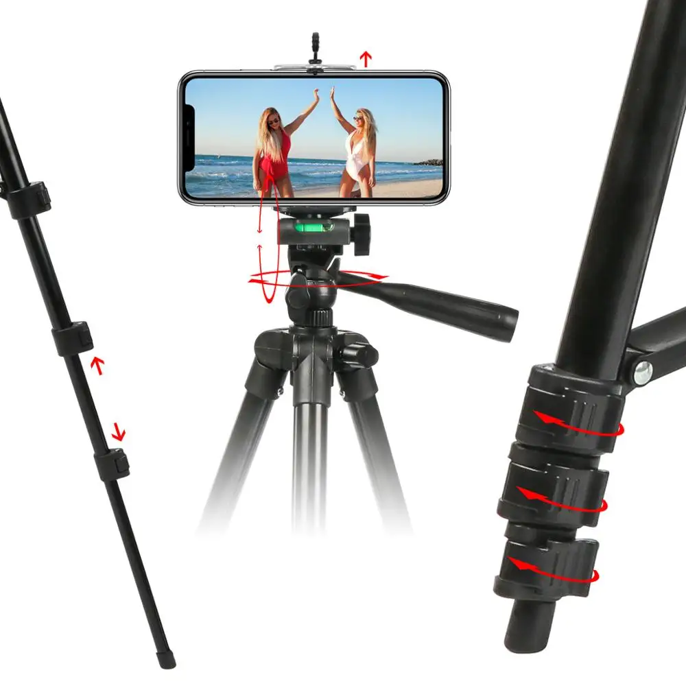 Профессиональный алюминиевый держатель для штатива камеры + телефона нейлоновая