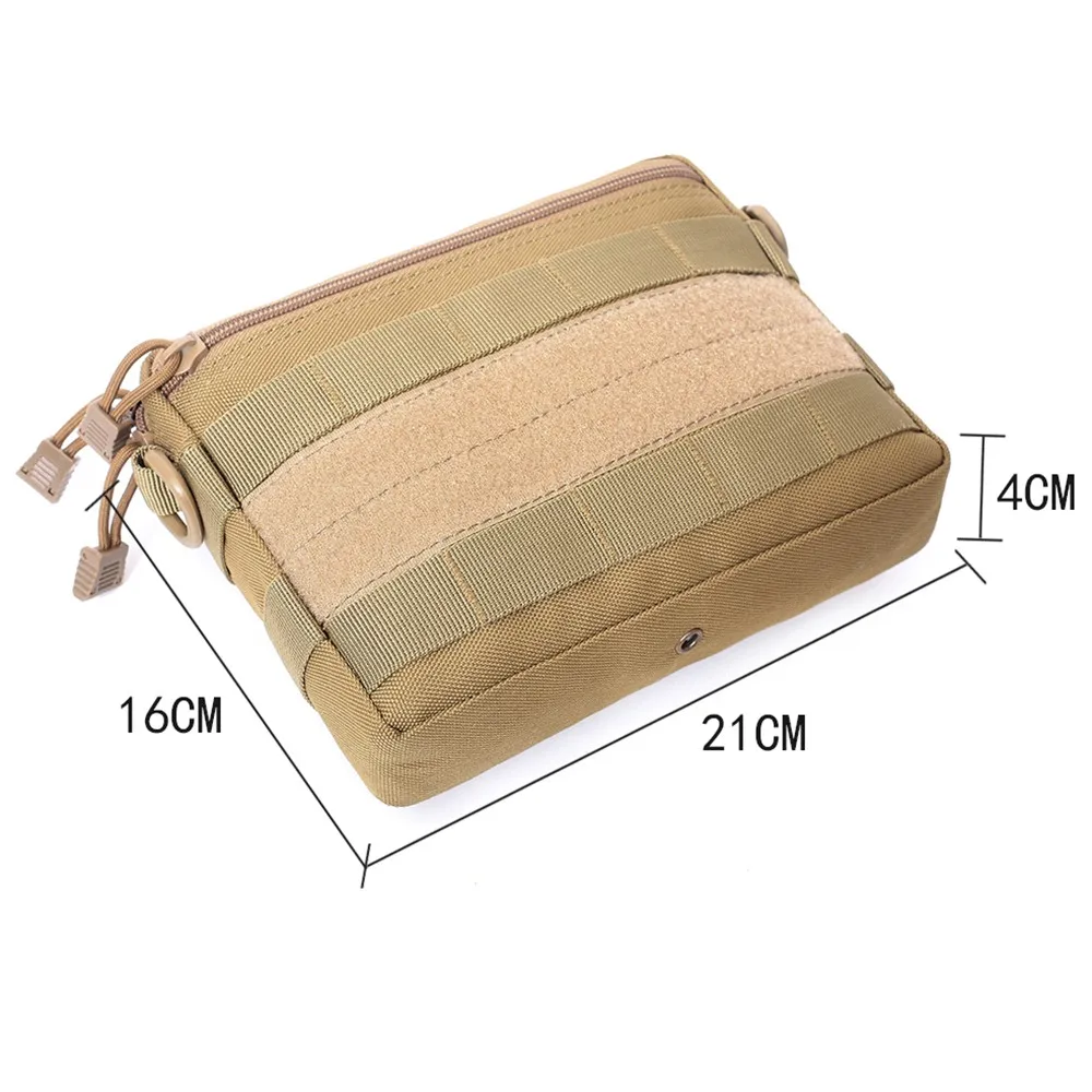 Тактическая Сумка Molle EDC, Военный Инструмент, поясная сумка на молнии, поясная сумка, аксессуар, прочный поясной чехол, многофункциональная сумка