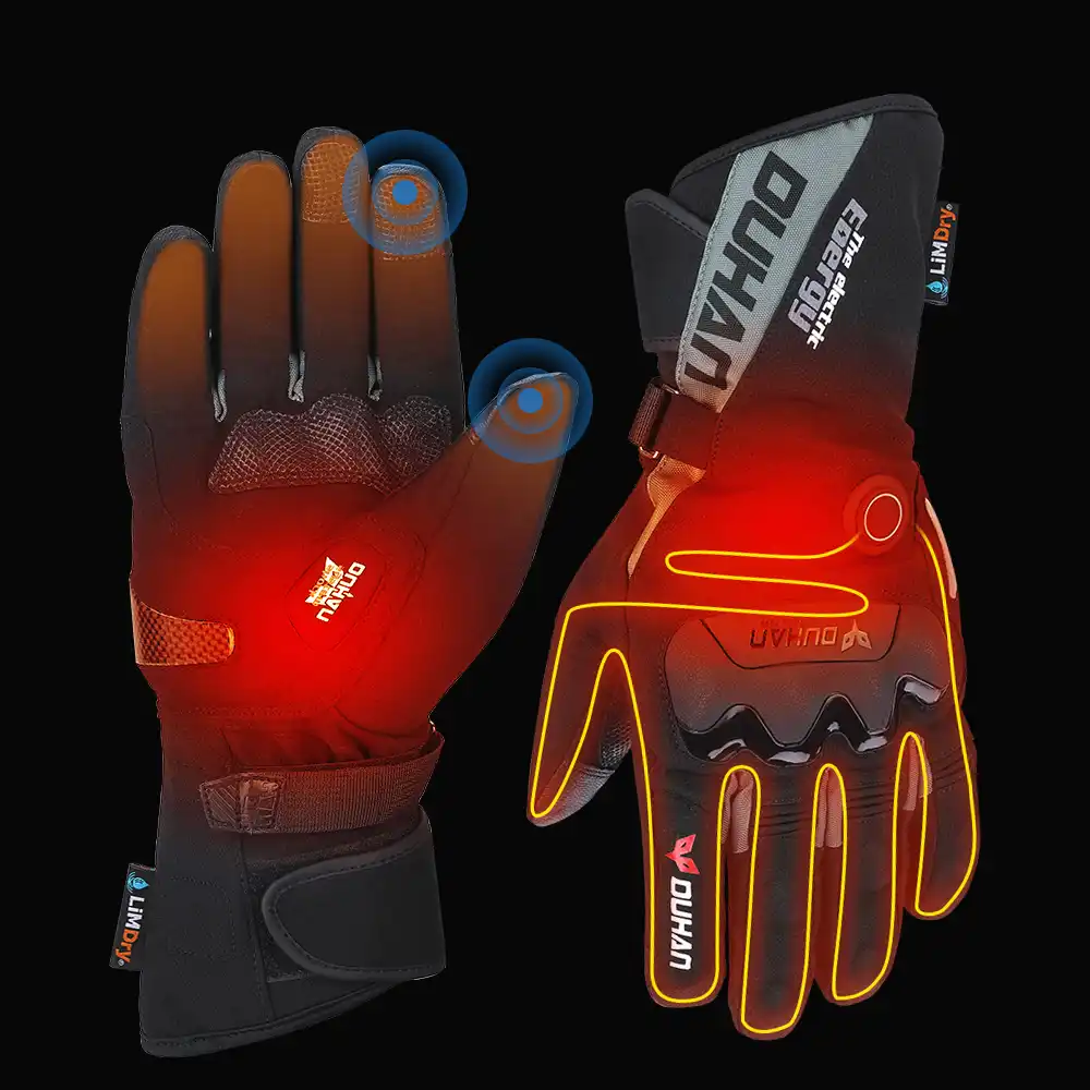 kemimoto heated motorcycle gloves