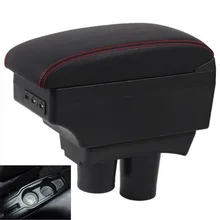 Caja apoyabrazos para Citroen c-elysee Elysee Peugeot 301, almacenamiento de contenido de tienda, caja central, interfaz USB