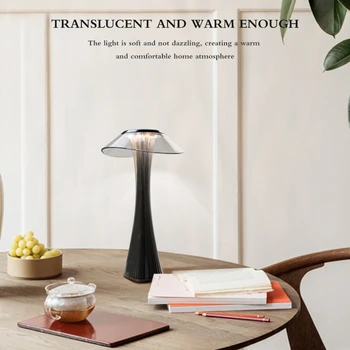 

Table Lamp LED Read Desk Lamp Study Table Light Portable Bedside Night Light USB Charging Slim Waist