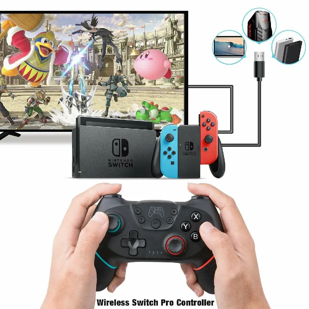 Wireless Bluetooth Gamepad Game joystick Controller For Nintend Switch Pro Host With 6-axis Handle For NS Switch pro