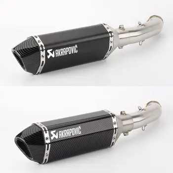 

Motorcycle Exhaust System Silencer Pipe Mid Link Pipe Slip On Full system For KTM 125 250 390 DUKE 125 250 390 RC390 2017-2019