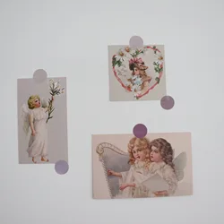 Ins Angel Baby Decoratve Card Europe Retro Art Bedroom Wall Sticker Illustration Small Poster Postcard Props Gift Stationery