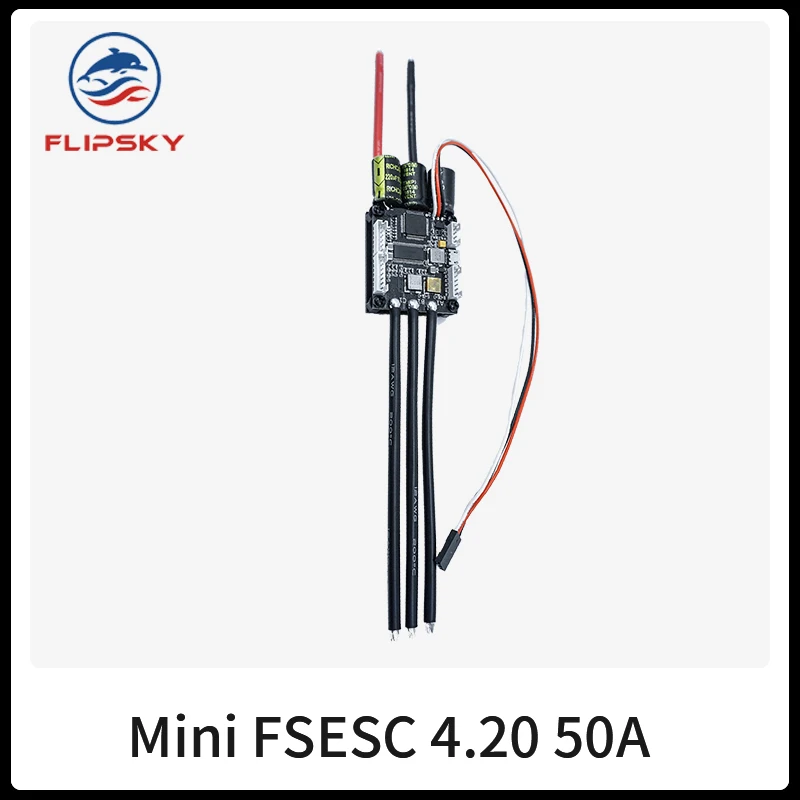 3-12s esc контроллер скорости ШИМ Mini FSESC4.20 50A база на VESC®4,12 с алюминиевым анодированным теплоотвода Flipsky