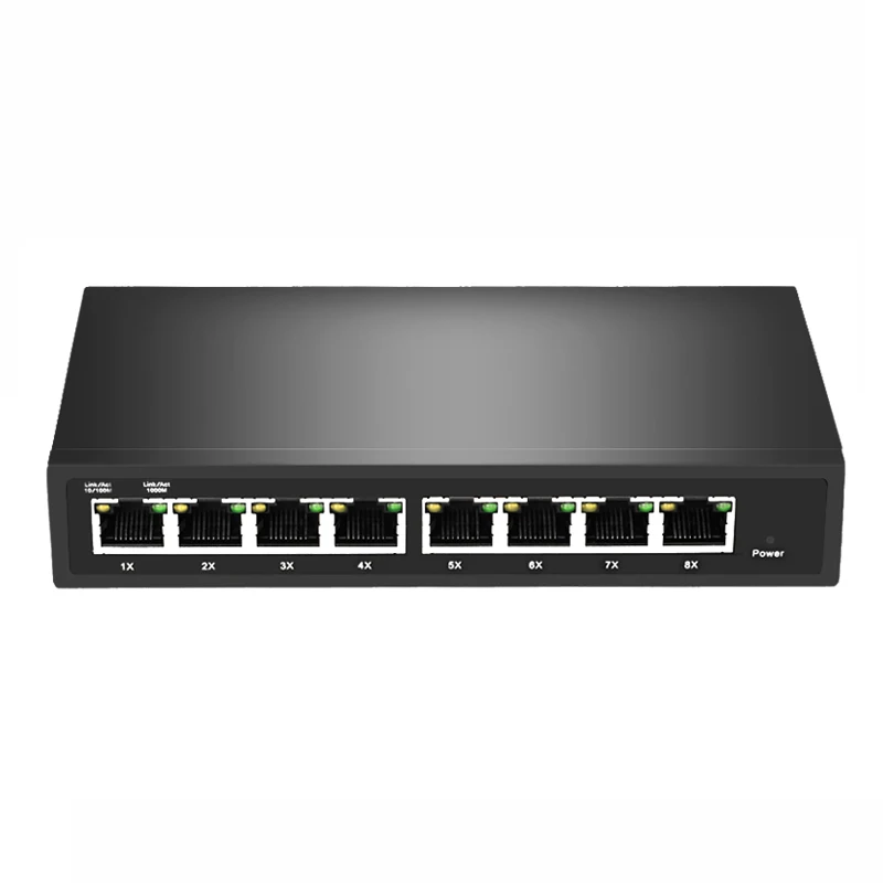 Управляемый коммутатор poe с 8 портами VLAN Gigabit POE + ieee802.3af/at совместимый|8 port gigabit|8