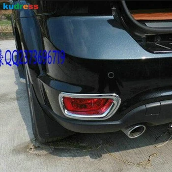 

For Dodge Journey JCUV 2013 2014 Chromed Car Rear Fog Lamp Strip Tail Lights Covers Frame ABS Trim Decoration Auto Accessories