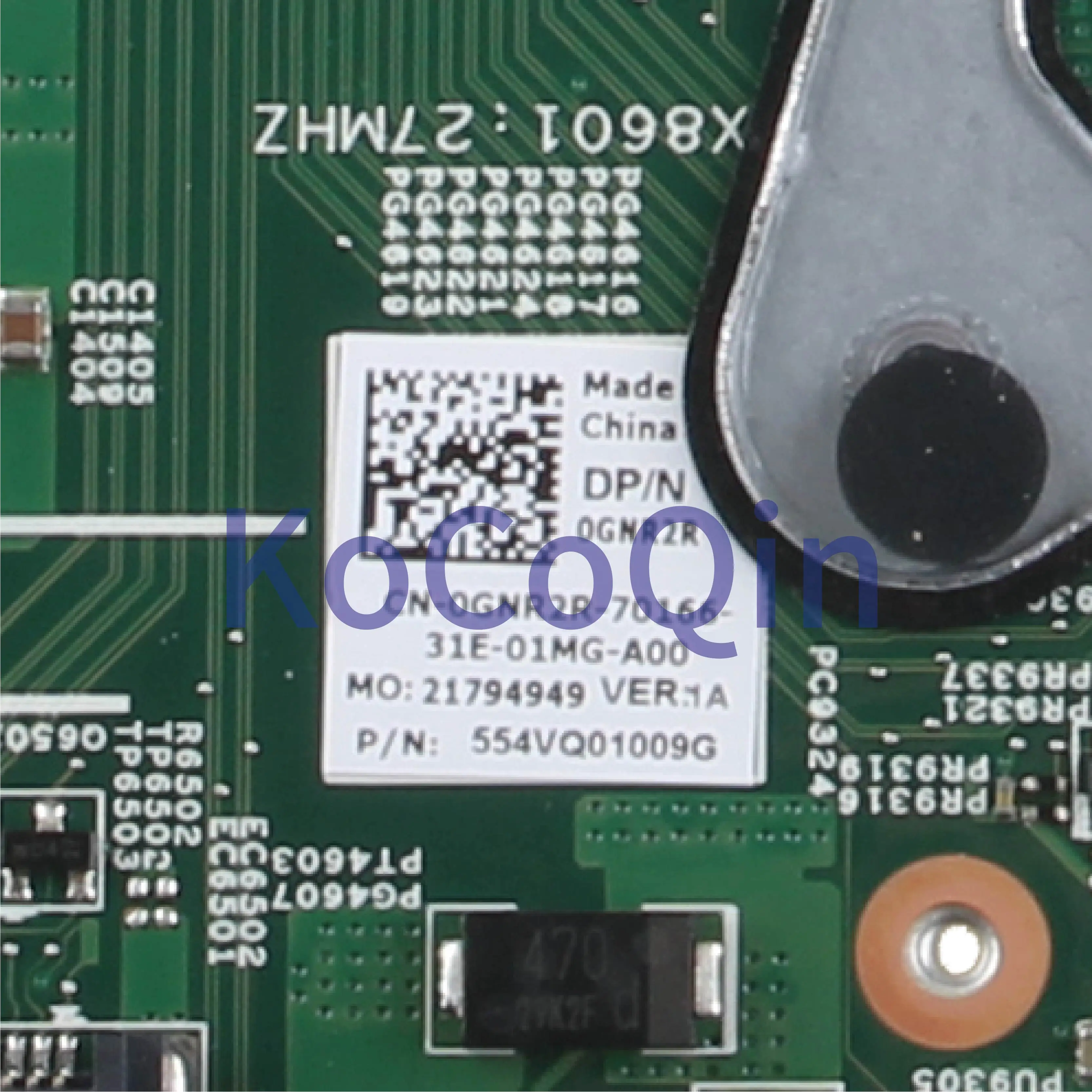 discounted  KoCoQin Laptop motherboard For DELL Inspiron 15R 5523 Core I7-3517U Mainboard CN-0GNR2R 0GNR2R 1130