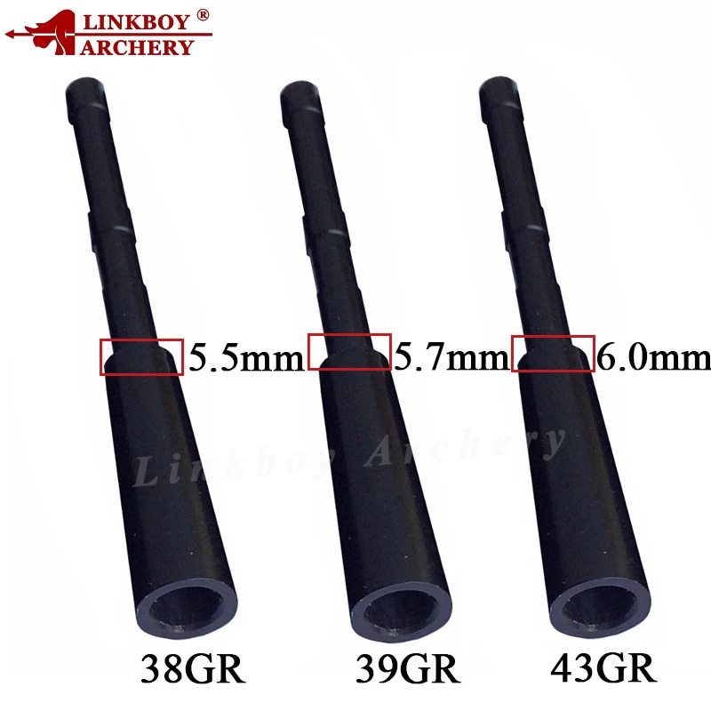6/12PCS Arrow Insert Adapter Connect Broadhead fit ID4.2mm Shaft Bow Archery 
