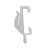 40Pcs Plastic Window Curtain Rod Slide Rail Track Glider Hooks Drape Pole Runner Loop Clip Hook Home Curtains Accessories 4