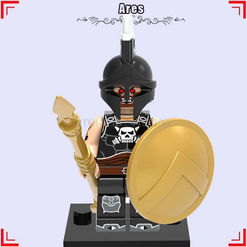 300 Спартанс Римский Воин эльф-Охотник Арес король персонаж фильма строительные технические блоки Хоббит детские игрушки звездные армейские солдаты войны