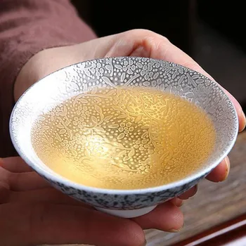 

2pcs/set Ceramic Kungfu Tea Cup Creative Tea Bowl 70ml Master Tea Cup Teaware Personal Single Cup Kitchen Drinkware