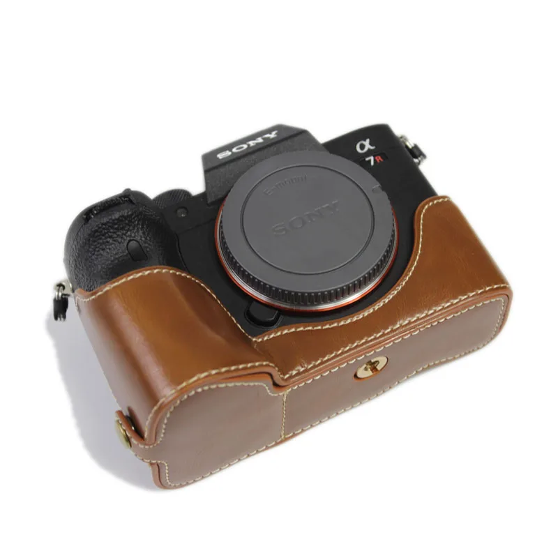 Цвет: желтый Защитный чехол из искусственной кожи для sony Alpha 7R IV/ILCE-7RM4/A7RM4/≥7r IV - Цвет: Цвет: желтый