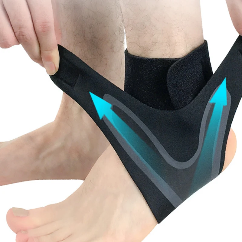 1 шт. Спортивная поддержка лодыжки регулируемая эластичная высокая защита рукава