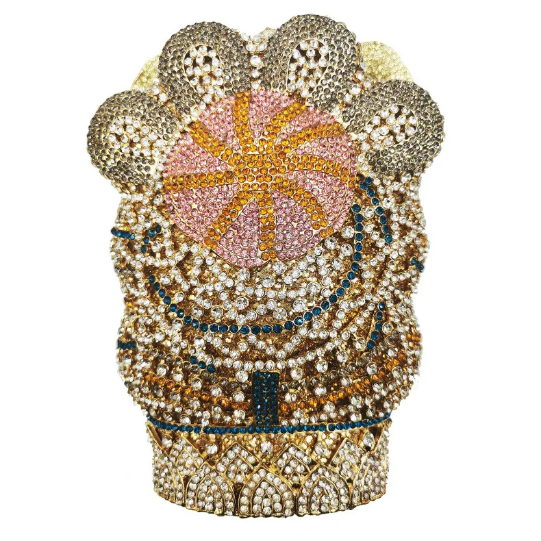 XIYUAN Bling Женская вечерняя сумка клатч кошелек повседневные клатчи с бриллиантами