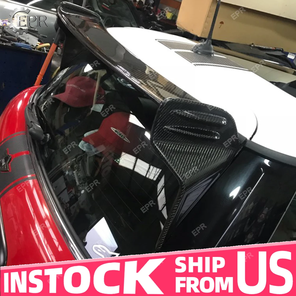

(Free Shipping US Warehouse) Carbon Roof Wing Lip For Mini Cooper R56 Ver.2.11/2.12 Type Carbon Fiber JCW Roof Spoiler
