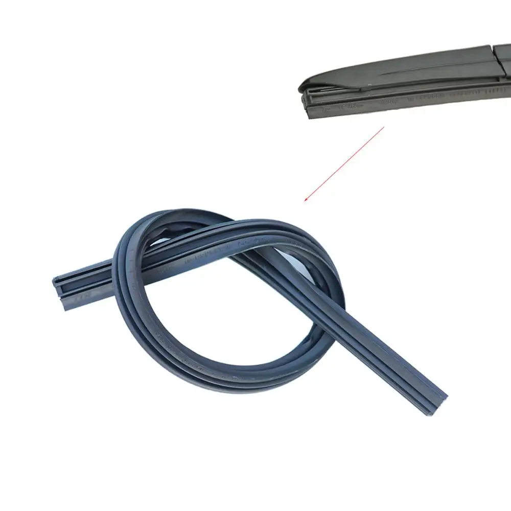 Car Wiper blade Insert Soft Rubber Strip replace Refill 24+19&quot for nissan patrol 2013 2014 2015 2016 2017 2018 2019 Accessories |