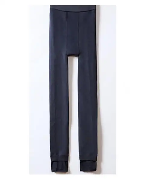 Женские плотные теплые зимние обтягивающие штаны с флисовой подкладкой, модные высокие обтягивающие длинные брюки - Цвет: B2 Trample feet