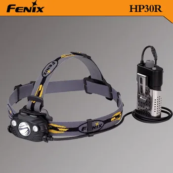 

Fenix HP30R Cree XM-L2 and XP-G2 R5 LED 1750 lumens Headlamp with two Fenix ARB-L18-2600 batteries