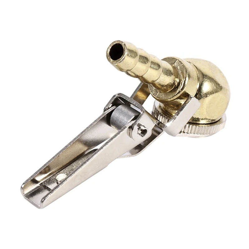 Auto Tire Air Pump Chuck Clip Car Truck Tyre Tire Inflator Valve Connector 8mm Clamp Repair Tools 1pcs