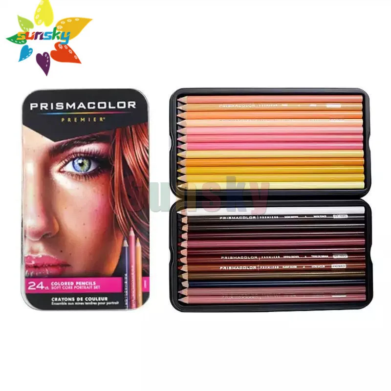 Prismacolor Premier Colored Pencils 24 Pkg Portrait