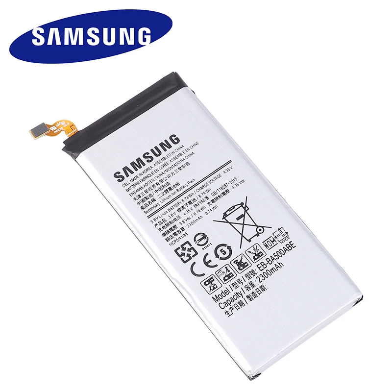 Оригинальный аккумулятор Samsung EB-BA500ABE для GALAXY A5 2015 EBBA500ABE 2300 мАч | Мобильные