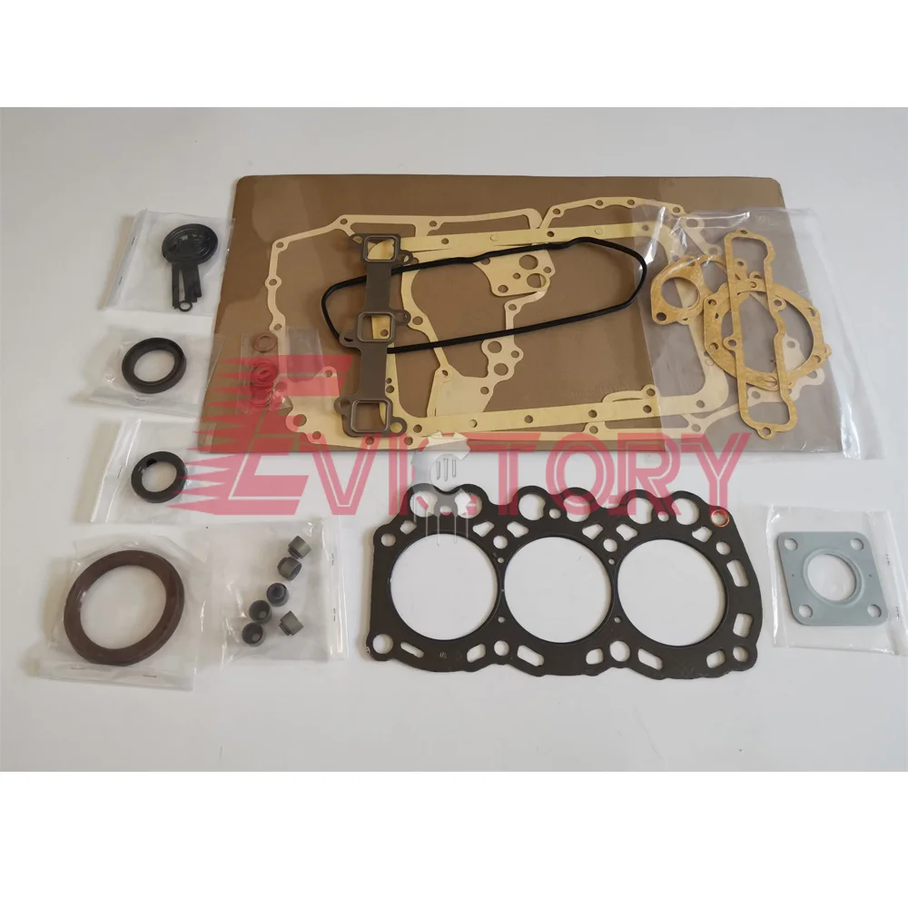 

For MITSUBISHI L3C overhaul gasket kit + main conrod con rod bearing set
