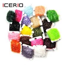 ICERIO 4 шт. Шпилька для ловли нахлыстом Хрустальная вспышка С