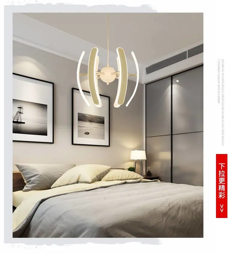 Ресторан led droplight гостиная постмодерн личность fashion арт исследование спальня лампы освещения и фонари