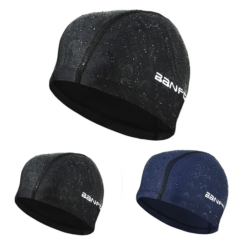 Adults Swimming Caps Men Women Long Hair Waterproof Swim Pool Cap Ear Protect Large Natacion Badmuts Silicone Diving Hat