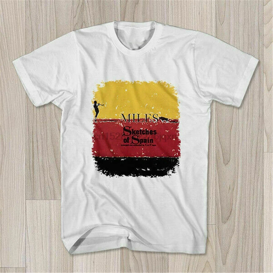 Neu T Shirt Grobe S To 3XL Miles Davis Tshirt Sketches Of Spain Unisex Loose Fit Tee | Мужская одежда