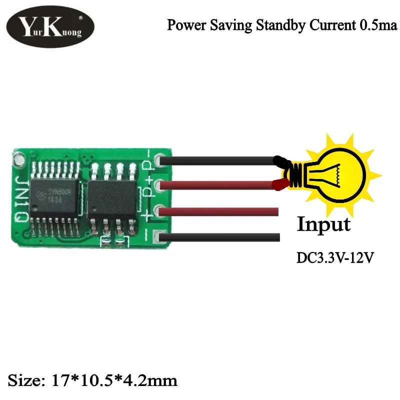 저전력 소비 무선 제어 시스템 DC 3.6V 3.7V 4.2V 4.5V 5V 6V 7.4V 9V 12V 미니 절전 원격 콘솔 스위치