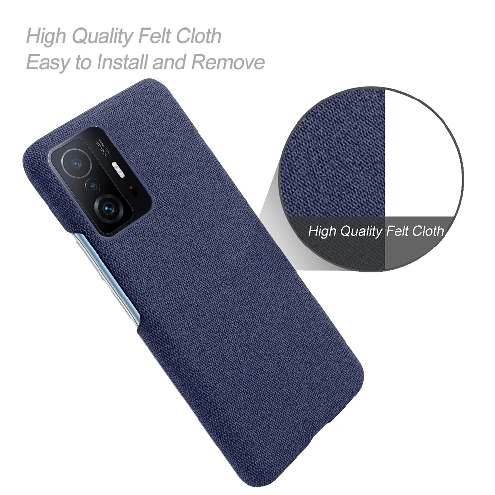 

Cloth Leather Case Funda For Xiaomi 11T Pro Mix 4 Poco X3 GT NFC F3 M3 Mi 11 Ultra Lite 5G Slim Retro Cloth Hard PC Phone Cover