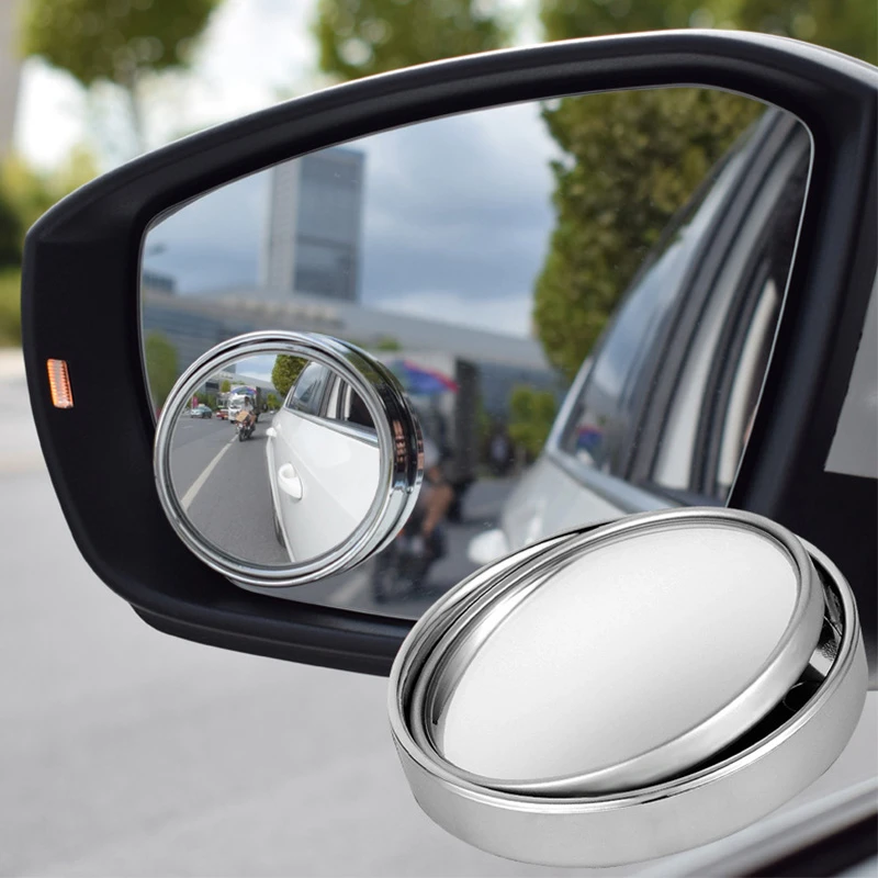 desvanecerse loseta Interior Espejo redondo convexo de gran angular para coche, redondo pequeño espejo  retrovisor, 1 unidad, 360|Espejo y coberturas| - AliExpress