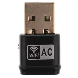 USB Wifi адаптер 600 Мбит/с двухдиапазонный 2,4G/5G беспроводная сетевая карта с WPS с помощью беспроводного адаптера AC600