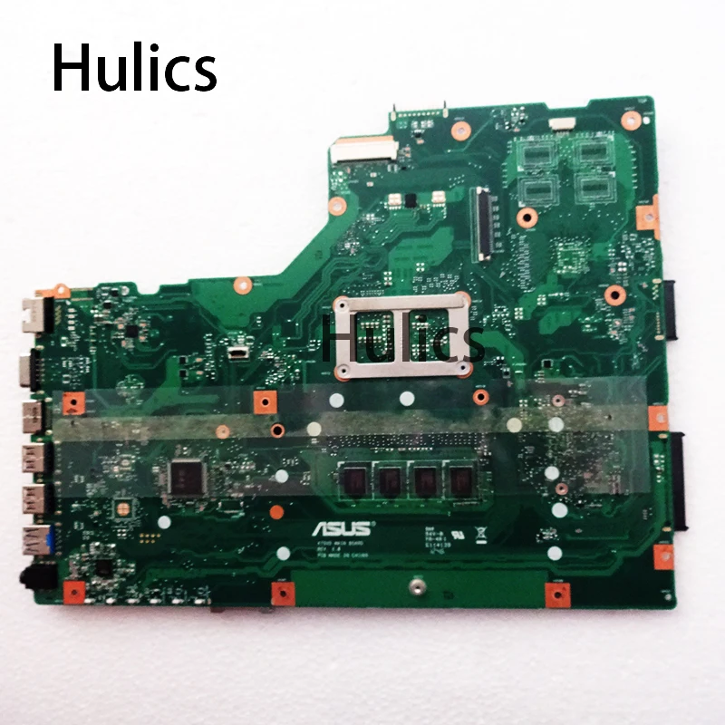 Hulics оригинальная X75VD материнская плата для ASUS R70V X75V X75VB X75VC материнская плата для ноутбука X75A материнская плата X75A тест ОК