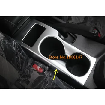

Car Styling Cover Sticker ABS Matte Middle Stall Paddles Cup Lamp Trim Frame Panel 1pcs For Nissan Qashqai J11 2016 2017 2018