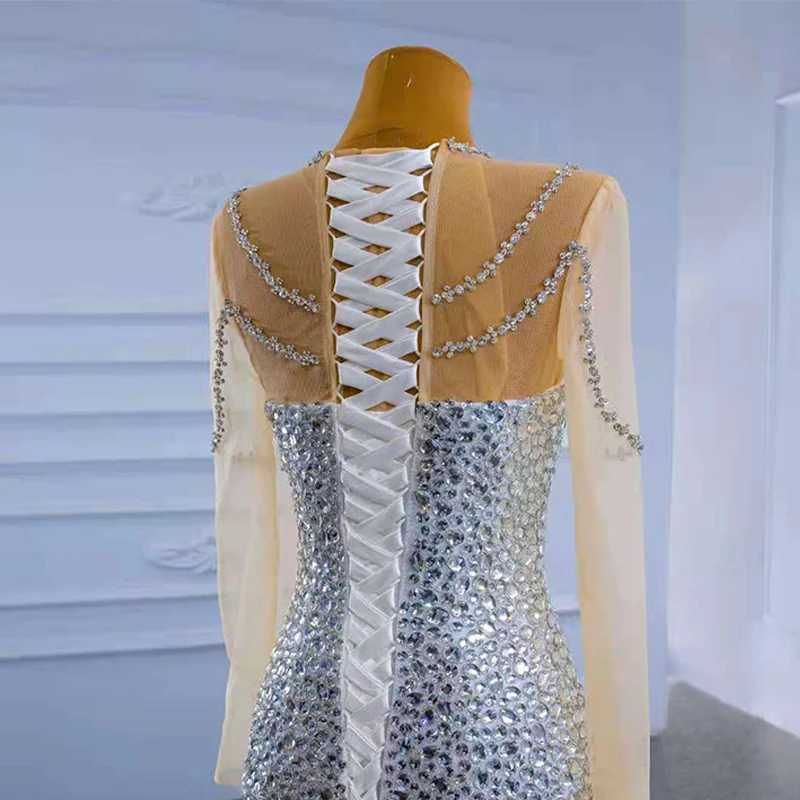 RSM67328 Bead Applique Wedding Dress With Veil Wedding Gowns 3D Flower Wedding Gowns 2020 Off Shoulder Pleat Robe 6